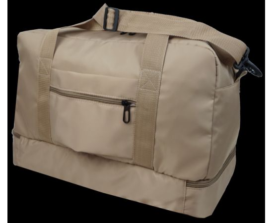 Купить Дорожная сумка с отделом для обуви 40L Wallaby бежевый, фото , изображение 5, характеристики, отзывы