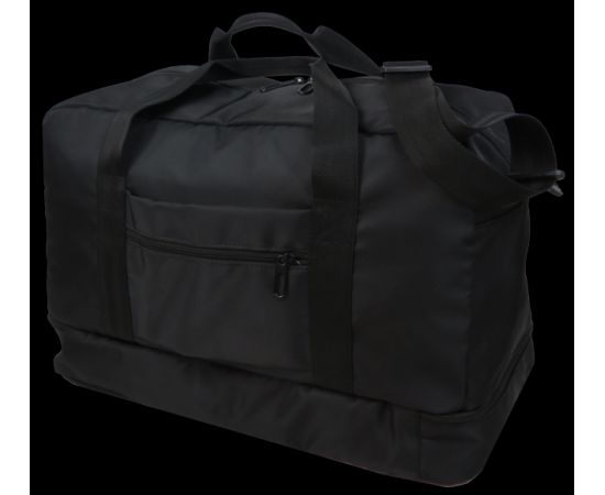 Купить Дорожная сумка с отделом для обуви 40L Wallaby черная, фото , изображение 3, характеристики, отзывы
