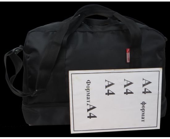 Купить Дорожная сумка с отделом для обуви 40L Wallaby черная, фото , изображение 10, характеристики, отзывы