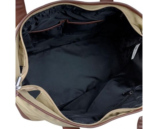 Купить Дорожная сумка, саквояж 40L Live in style Weekender бежевая 47х38х24 см, фото , изображение 7, характеристики, отзывы