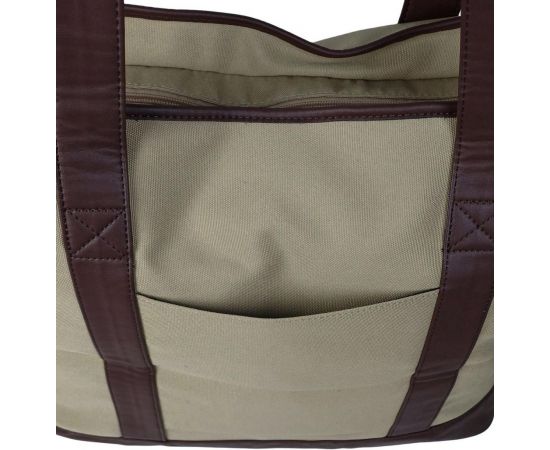 Купить Дорожная сумка, саквояж 40L Live in style Weekender бежевая 47х38х24 см, фото , изображение 8, характеристики, отзывы