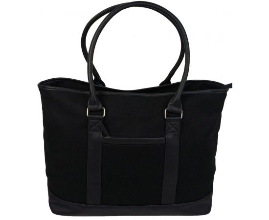 Купить Коттоновая дорожная сумка 40L Live in style Weekender черная 55х35х24 см, фото , изображение 2, характеристики, отзывы