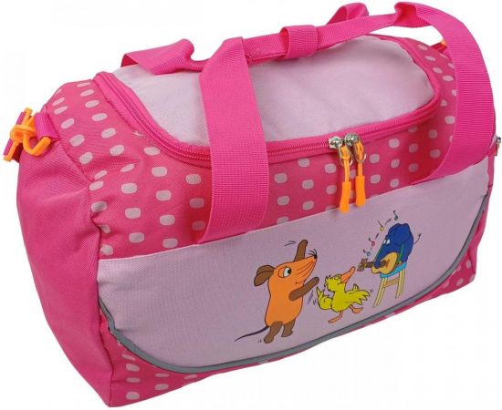 Купить Спортивная детская сумка для девочки 18L Hanson Die Maus розовая, фото , изображение 4, характеристики, отзывы