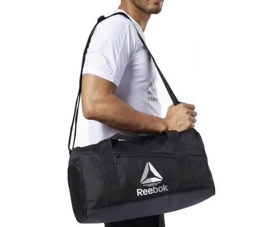 Купить Спортивная сумка 35L Reebok Training Essentials Grip Duffel Bag черная, фото , характеристики, отзывы