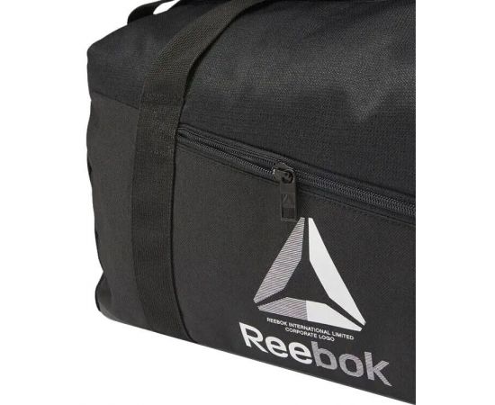 Купить Спортивная сумка 35L Reebok Training Essentials Grip Duffel Bag черная, фото , изображение 4, характеристики, отзывы