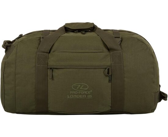 Купить Сумка дорожня Highlander Loader 65 Holdall Olive (LR065-OG), фото , изображение 3, характеристики, отзывы