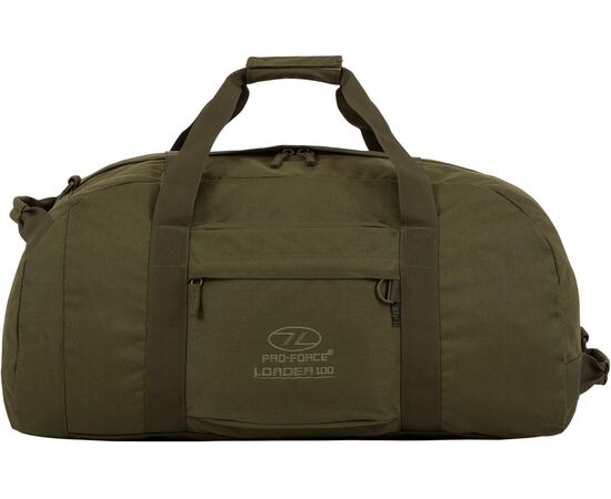 Купить Сумка дорожня Highlander Loader 100 Holdall Olive (LR100-OG), фото , изображение 3, характеристики, отзывы