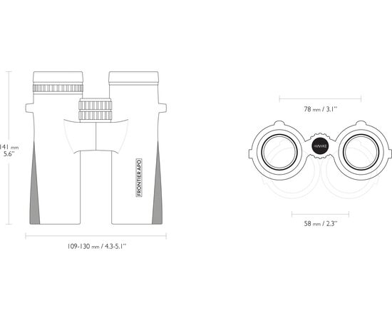 Купить Бинокль Hawke Frontier APO 10x42 Green (38512), фото , изображение 3, характеристики, отзывы