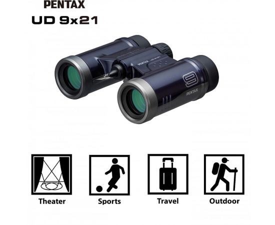 Купить Бінокль Pentax UD 9x21 Navy (61812), фото , изображение 3, характеристики, отзывы