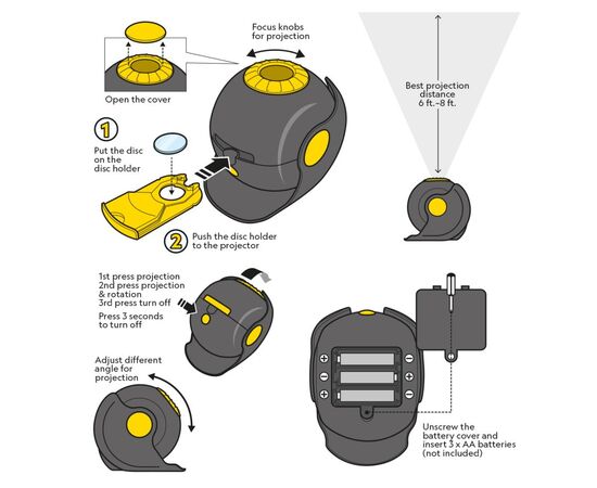 Придбати Проектор National Geographic Solar System Projector (9105800), image , зображення 8, характеристики, відгуки