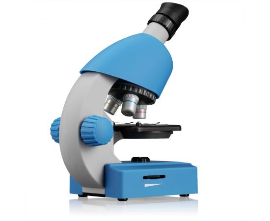 Купить Мікроскоп Bresser Junior 40x-640x Blue з набором для дослідів та адаптером для смартфона (8851300WXH000), фото , изображение 3, характеристики, отзывы