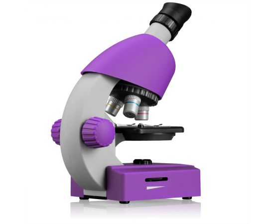 Купить Мікроскоп Bresser Junior 40x-640x Purple з набором для дослідів і адаптером для смартфона (8851300GSF000), фото , изображение 3, характеристики, отзывы