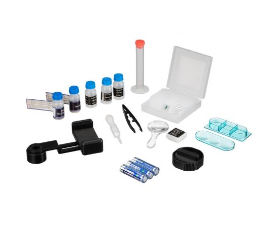 Купить Мікроскоп Bresser Junior 40x-640x Purple з набором для дослідів і адаптером для смартфона (8851300GSF000), фото , изображение 5, характеристики, отзывы