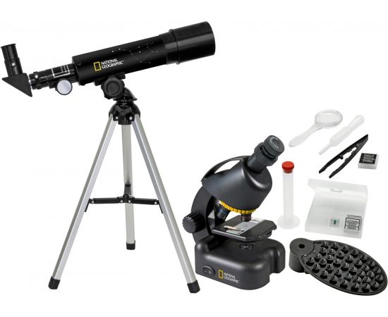 Купить Мікроскоп National Geographic Junior 40x-640x + Телескоп 50/360 з кейсом (9118200), фото , характеристики, отзывы