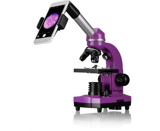 Купить Мікроскоп Bresser Junior Biolux SEL 40x-1600x Purple з адаптером для смартфона (8855600TJ5000), фото , изображение 2, характеристики, отзывы