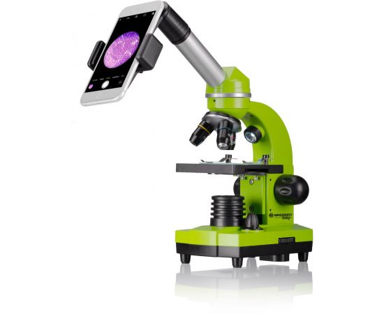 Купить Мікроскоп Bresser Junior Biolux SEL 40x-1600x Green з адаптером для смартфона (8855600B4K000), фото , изображение 3, характеристики, отзывы