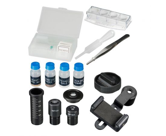 Купить Мікроскоп Bresser Junior Biolux SEL 40x-1600x з адаптером для смартфона + кейс (8855610GYE000), фото , изображение 5, характеристики, отзывы