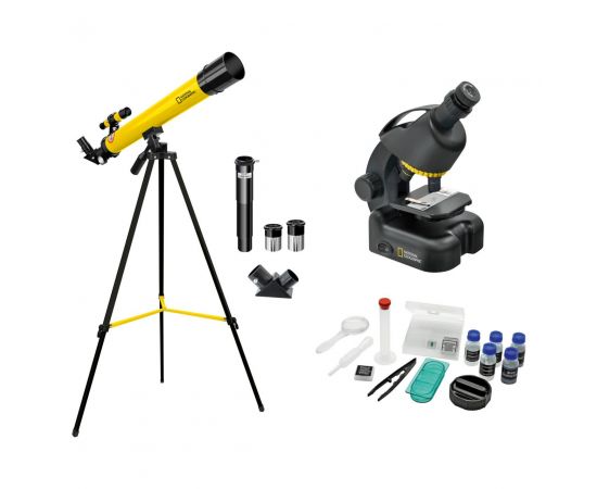 Придбати Мікроскоп National Geographic Junior 40x-640x + Телескоп 50/600 (9118300), image , характеристики, відгуки