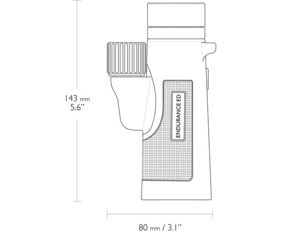 Купить Монокуляр Hawke Endurance ED 8x42 Green (36320), фото , изображение 3, характеристики, отзывы