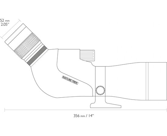 Купить Підзорна труба Hawke Nature Trek 16-48x65/45 WP, фото , изображение 3, характеристики, отзывы