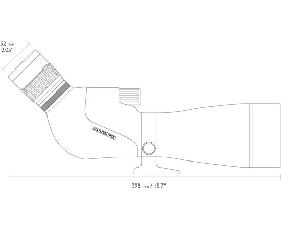 Придбати Підзорна труба Hawke Nature Trek 20-60x80 / 45 WP, image , зображення 3, характеристики, відгуки