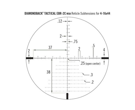 Придбати Приціл оптичний Vortex Diamondback Tactical FFP 4-16x44 EBR-2C MOA (DBK-10026), image , зображення 5, характеристики, відгуки