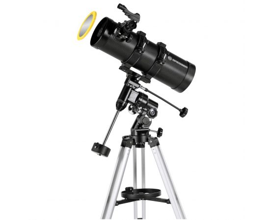 Купить Телескоп Bresser Pluto II 114/500 EQ Carbon з сонячним фільтром та адаптером для смартфона (4614500), фото , изображение 2, характеристики, отзывы
