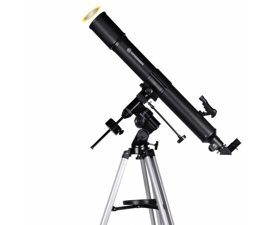 Купить Телескоп Bresser Quasar 80/900 EQ Refractor Solar Carbon з сонячним фільтром і адаптером для смартфона (4780909), фото , изображение 2, характеристики, отзывы