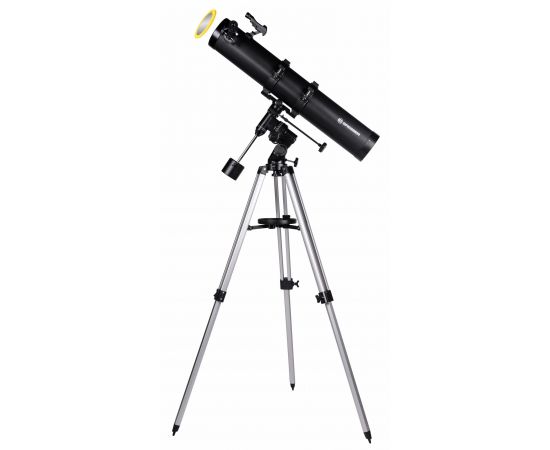 Купить Телескоп Bresser Galaxia II 114/900 EQ Solar Carbon з сонячним фільтром і адаптером для смартфона (4614909), фото , характеристики, отзывы