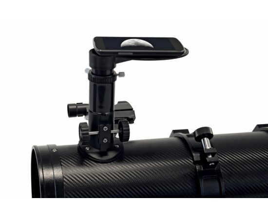 Купить Телескоп Bresser Galaxia II 114/900 EQ Solar Carbon з сонячним фільтром і адаптером для смартфона (4614909), фото , изображение 2, характеристики, отзывы