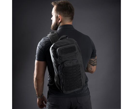 Придбати Рюкзак тактичний Highlander Stoirm Gearslinger 12L Black (TT189-BK), image , зображення 5, характеристики, відгуки