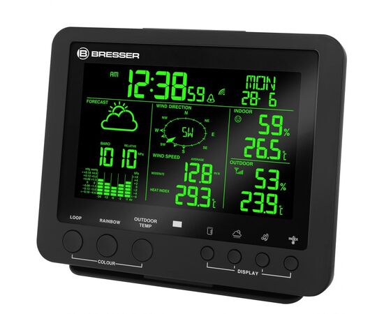 Купить Метеостанція Bresser Weather Center 5-in-1 256 colour Professional Black (7002520CM3000), фото , изображение 3, характеристики, отзывы