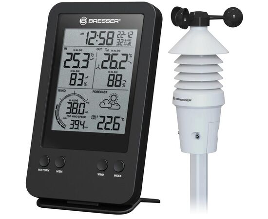 Купить Метеостанция Bresser 3-in-1 Profi Wind Gauge черный, фото , характеристики, отзывы