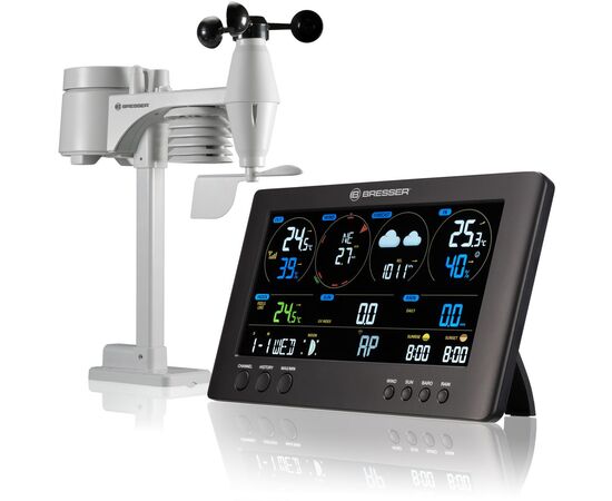 Придбати Метеостанція Bresser WIFI ClearView Weather Center 7-in-1 Sensor (7002586), image , характеристики, відгуки