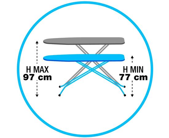 Придбати Дошка для прасування Gimi Golden Lavanda (157274), image , зображення 5, характеристики, відгуки