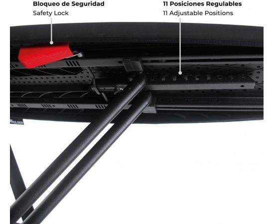 Купить Дошка для прасування Rolser K-Surf Black Tube Negro (K07002-1023), фото , изображение 5, характеристики, отзывы