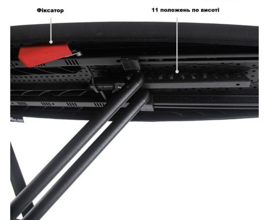 Купить Дошка для прасування Rolser K-Surf Black Tube Plata (K07002-1029), фото , изображение 6, характеристики, отзывы