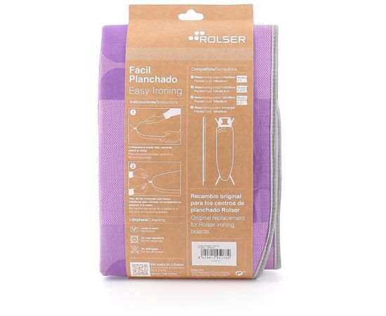 Придбати Чохол для прасувальної дошки Rolser Muleton Malva 130 x 48 см (FUR003-2061), image , зображення 2, характеристики, відгуки
