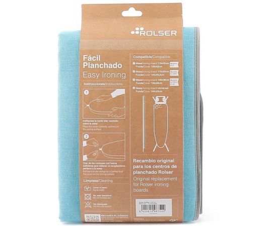 Придбати Чохол для прасувальної дошки Rolser Muleton Turquesa 130 x 48 см (FUR003-2088), image , зображення 2, характеристики, відгуки