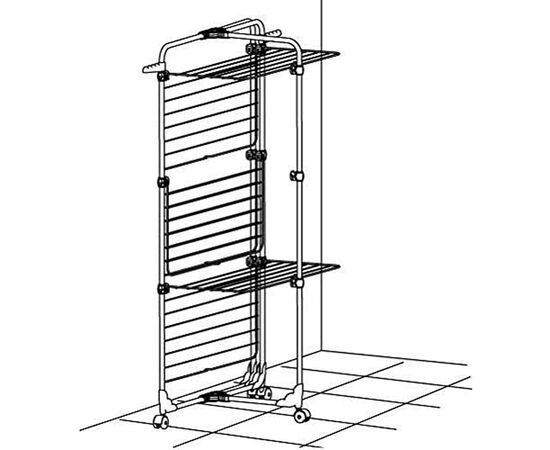 Купить Сушилка для белья напольная Gimi Modular 3 (153583), фото , изображение 4, характеристики, отзывы