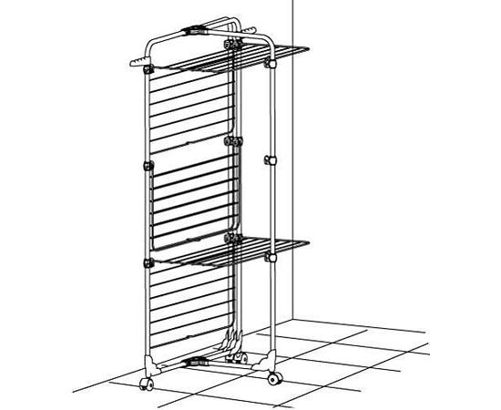 Купить Сушарка для білизни підлогова Gimi Modular 3 Lux (154894), фото , изображение 5, характеристики, отзывы