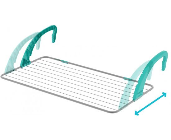 Купить Сушарка для білизни навісна Colombo Balcony 10 (ST188), фото , изображение 2, характеристики, отзывы