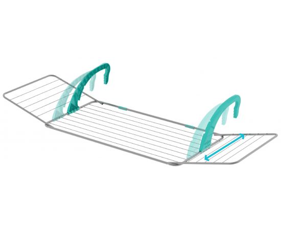 Придбати Сушарка для білизни навісна Colombo Balcony 18 (ST189), image , зображення 2, характеристики, відгуки