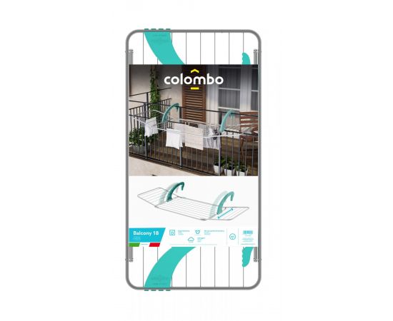 Придбати Сушарка для білизни навісна Colombo Balcony 18 (ST189), image , зображення 3, характеристики, відгуки