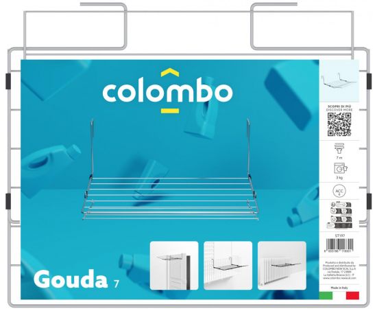 Купить Сушарка для білизни навісна Colombo Gouda 7 (ST197), фото , изображение 5, характеристики, отзывы