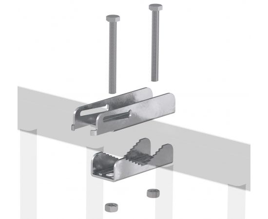 Купить Сушарка для білизни навісна Colombo Balcony with clamps (STZAN2), фото , изображение 4, характеристики, отзывы