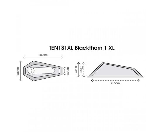 Купить Намет одномісний Highlander Blackthorn 1 XL Hunter Green (TEN131XL-HG), фото , изображение 6, характеристики, отзывы
