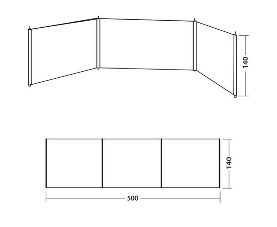 Купить Тент пляжный Easy Camp Windscreen Granite серый (120330), фото , изображение 2, характеристики, отзывы