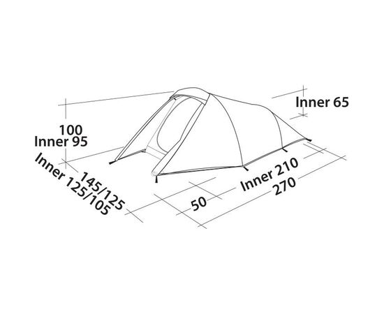 Купить Намет двомісний Easy Camp Energy 200 Rustic Green (120388), фото , изображение 6, характеристики, отзывы