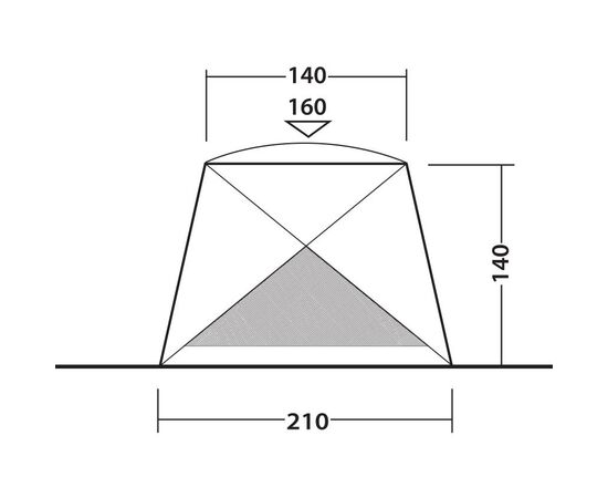 Купить Палатка пляжная Outwell Beach Shelter Compton синий (111230), фото , изображение 9, характеристики, отзывы